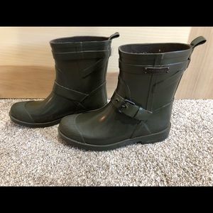 Coach ankle rain boots- womens.